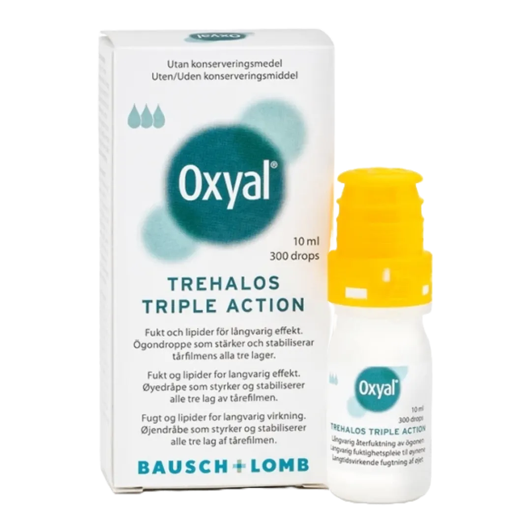 Oxyal Trehalos Triple Action ögondroppar